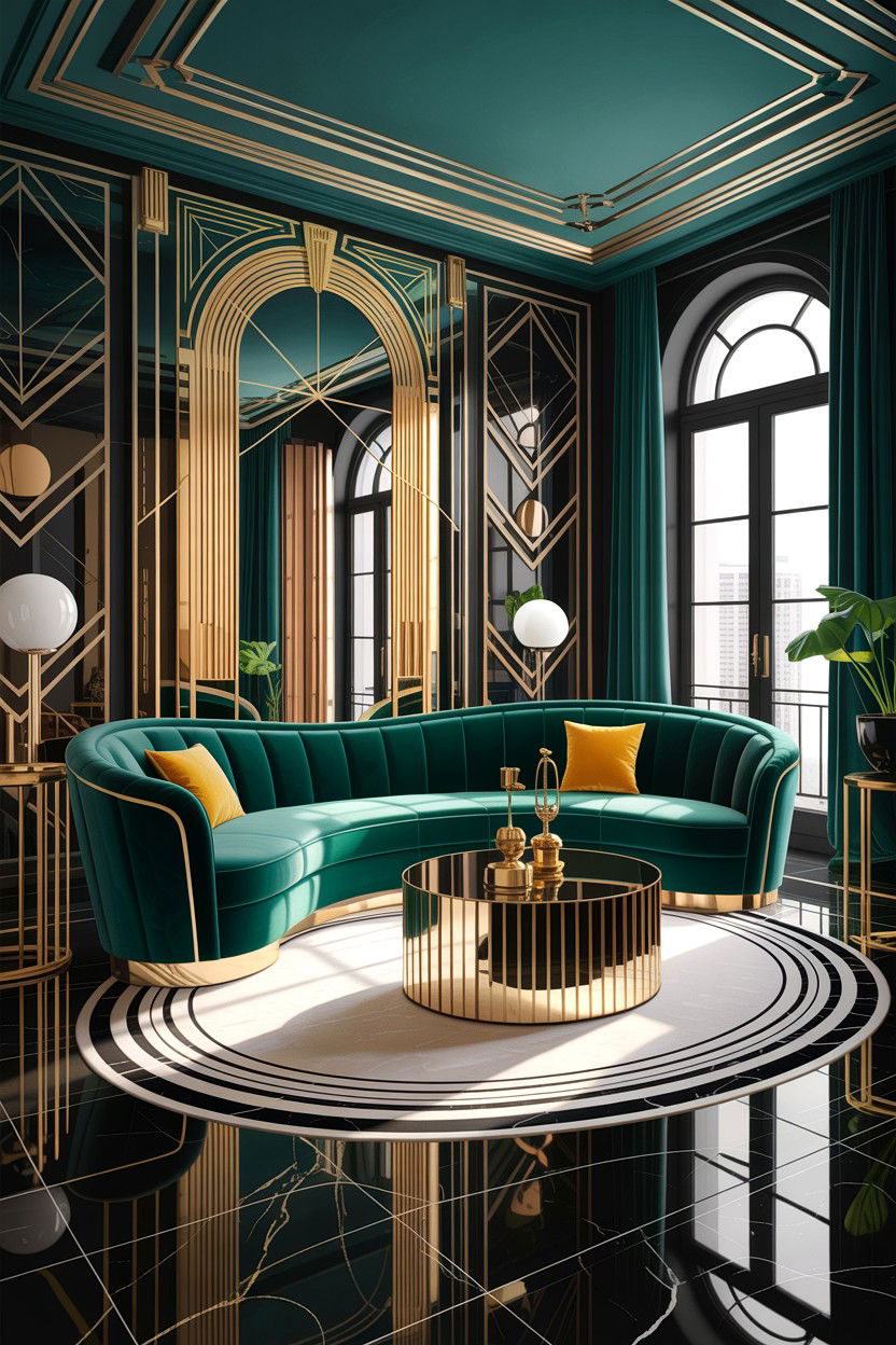 Art Deco Living Room - 30 living room decor ideas