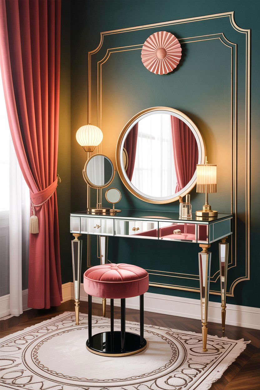 Art Deco Vanity Bedroom - 30 bedroom furniture ideas