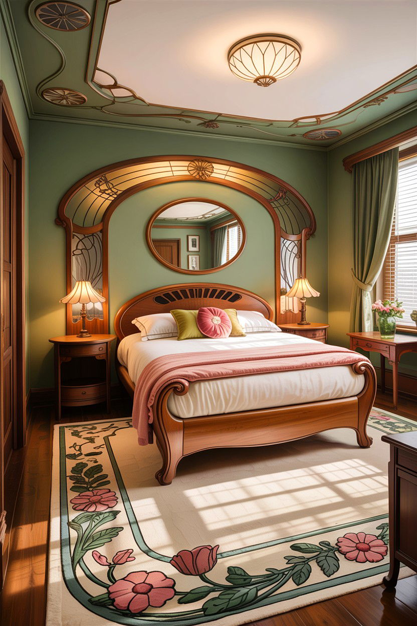 Art Nouveau Bedroom - 30 antique bedroom ideas