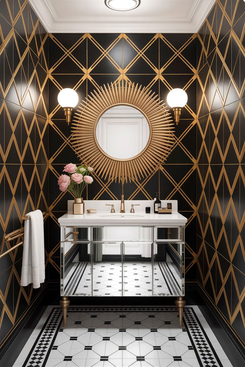 Art deco bathroom - 30 amazing bathroom ideas