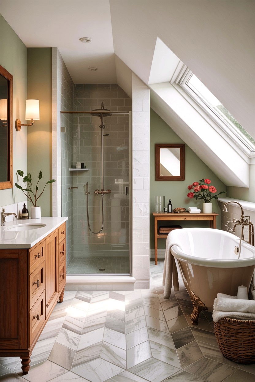 Attic Bathroom - 30 ideal bathroom ideas