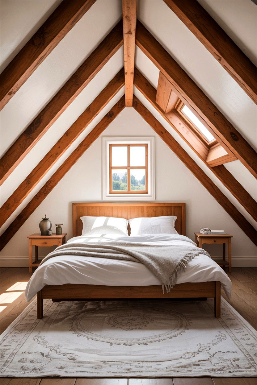 Attic Bedroom - 30 bedroom photography ideas