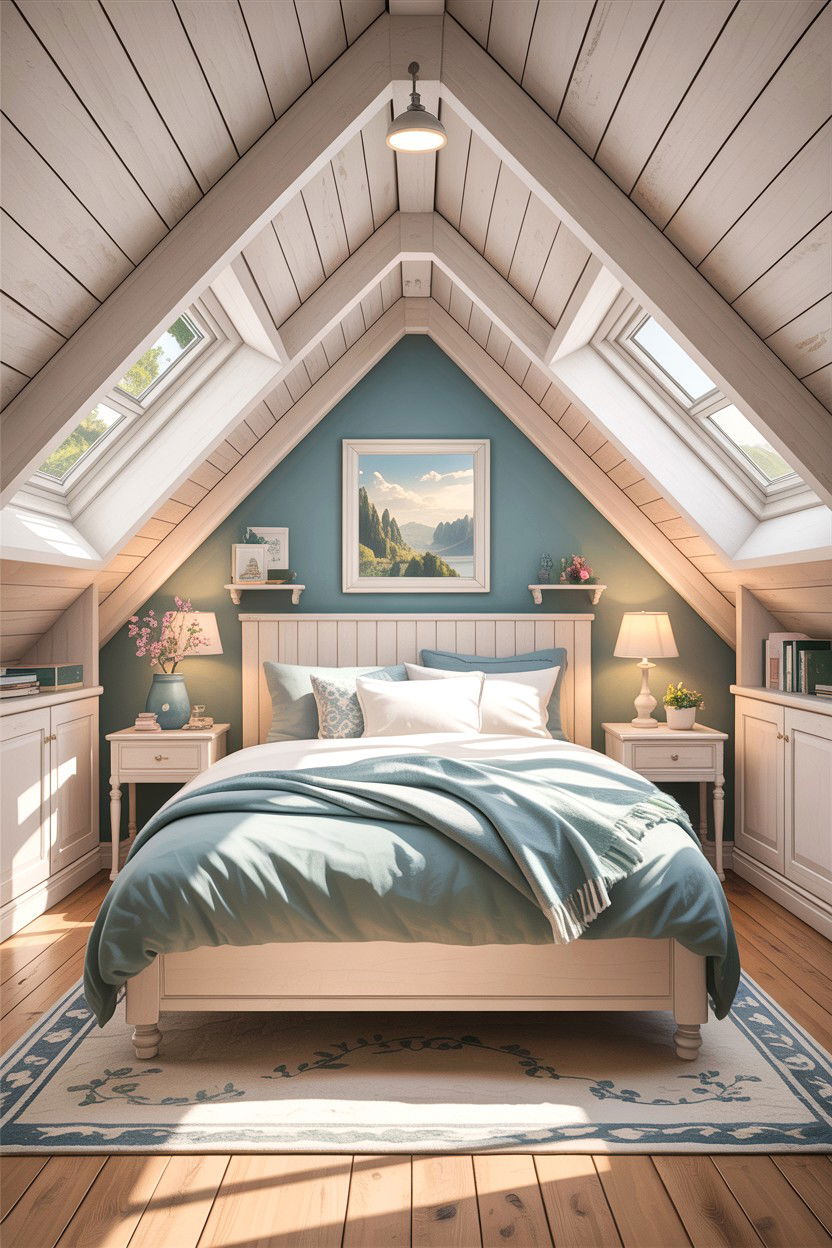 Attic Bedroom - 30 bedroom update ideas
