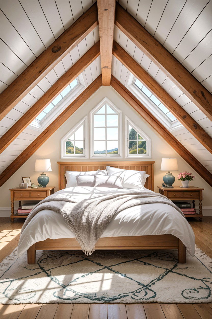Attic Bedroom - 30 designer bedroom ideas