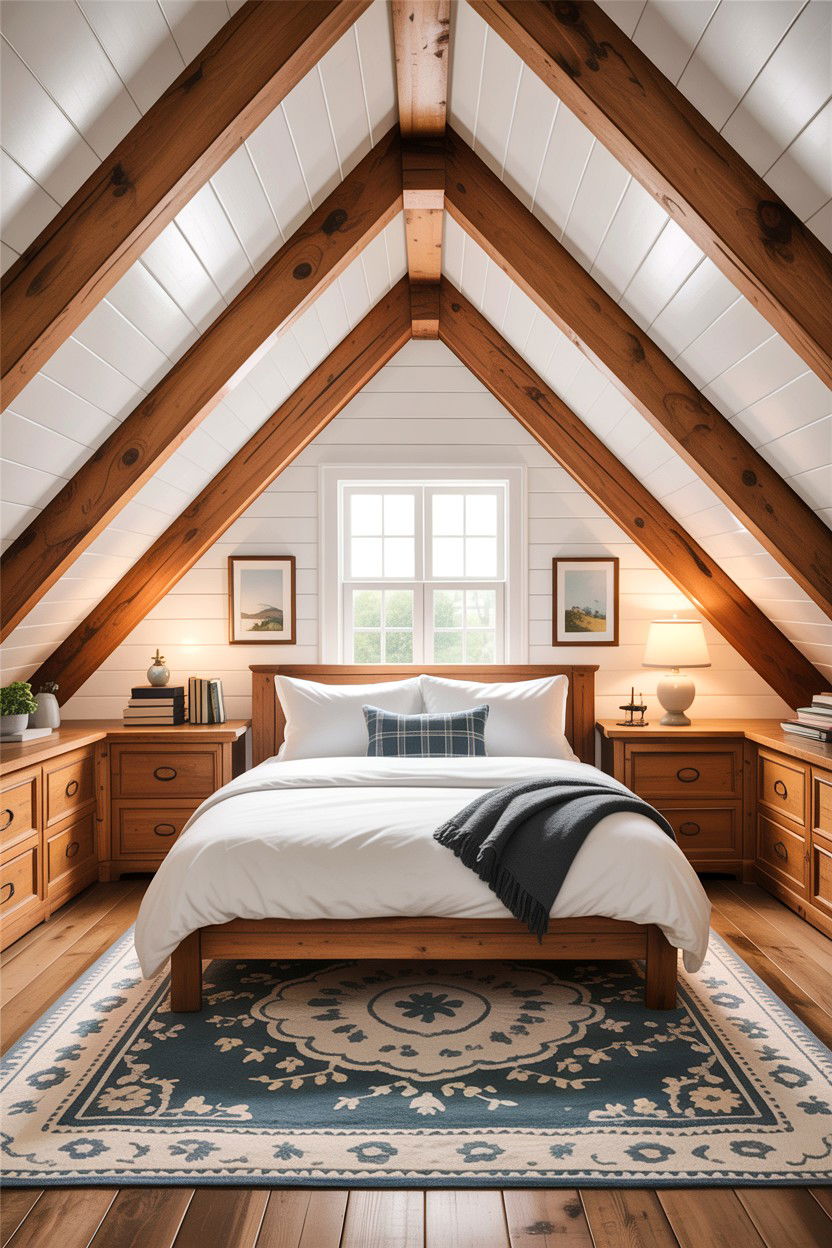 Attic Bedroom Suite - 30 fixer upper bedroom ideas