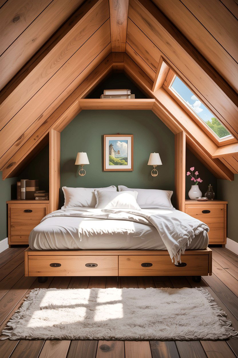 Attic Bedroom Wall Bed - 30 bedroom fold down bed ideas