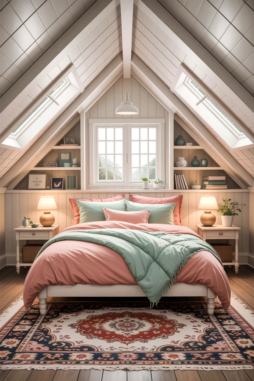 Attic Bedroom - 30 bedroom enhancement ideas