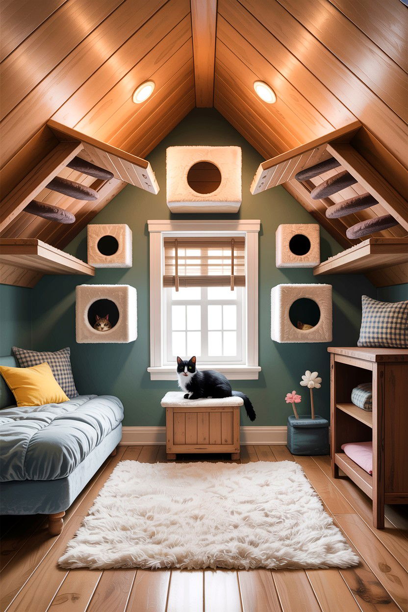 30 Cute Cat Bedroom Ideas for Your Feline Enthusiasts