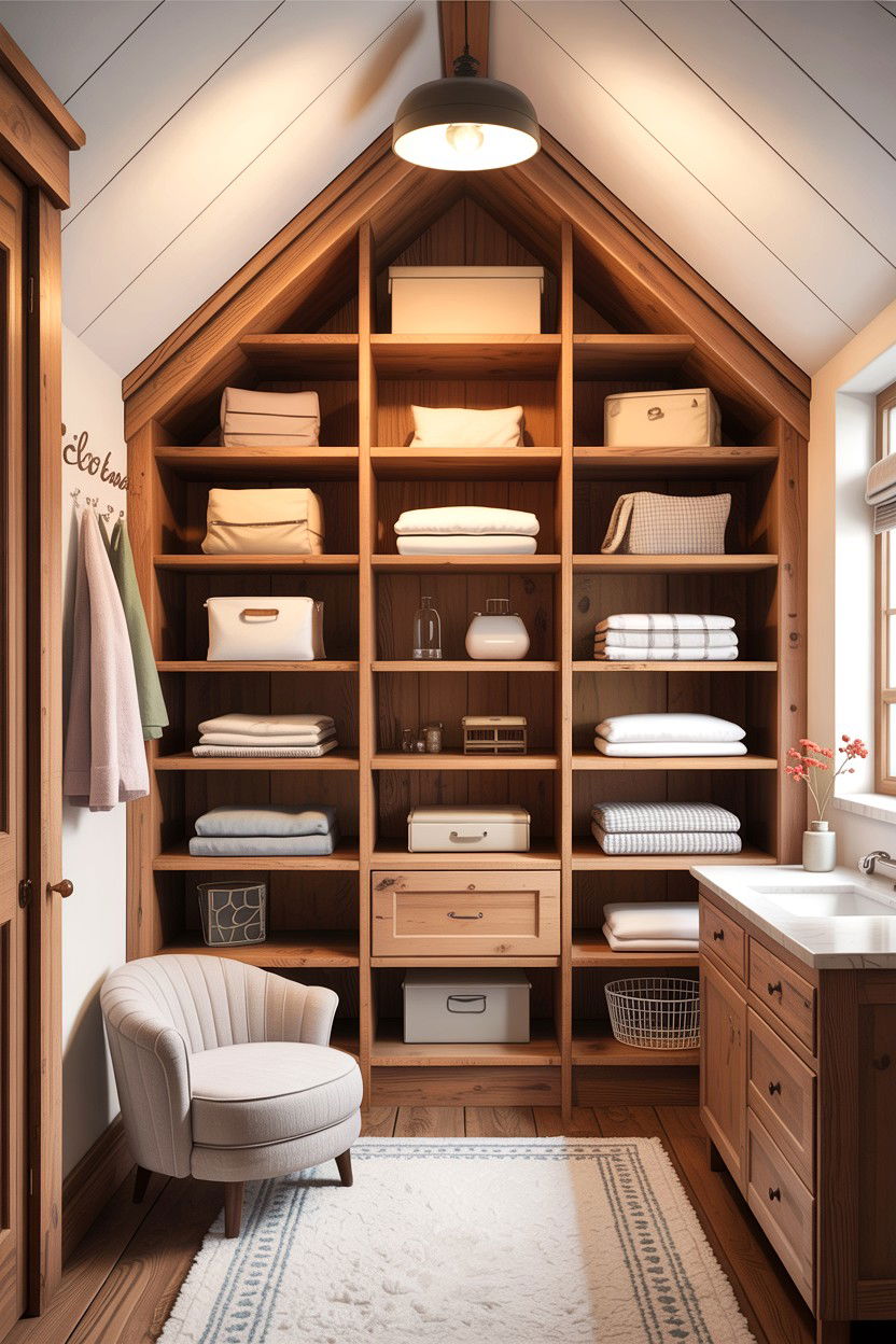 Attic Closet Shelving - 30 bedroom closet shelving ideas