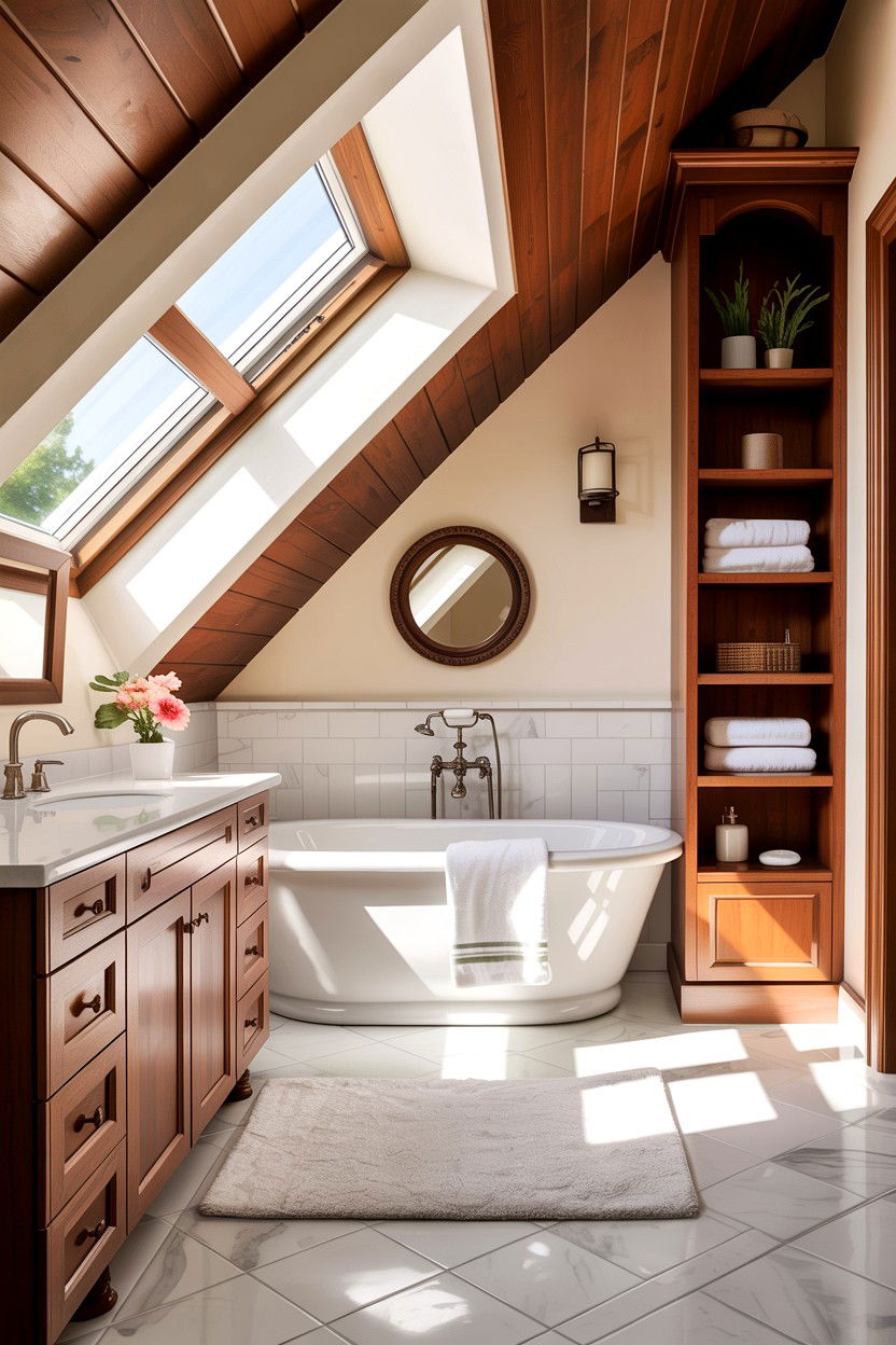 Attic Master Bathroom - 30 custom bathroom ideas