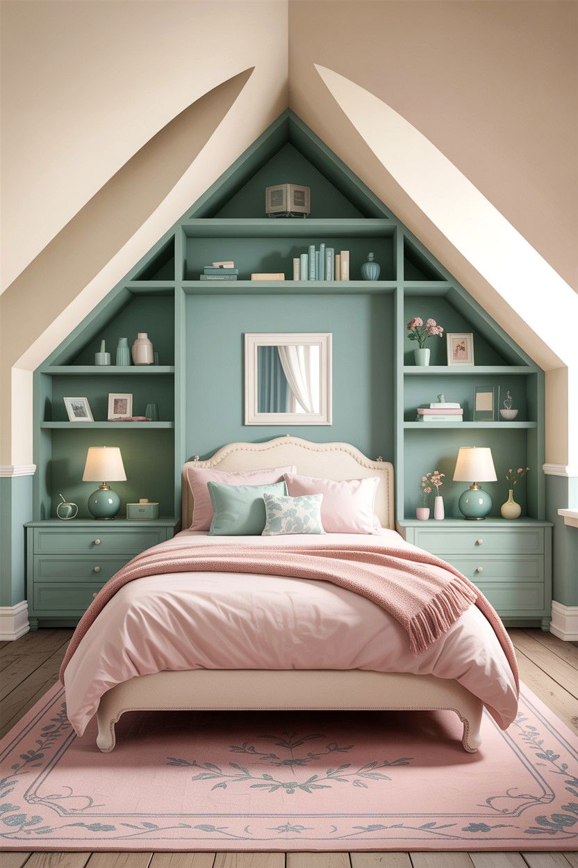 Attic Space Bedroom - 30 feminine bedroom ideas