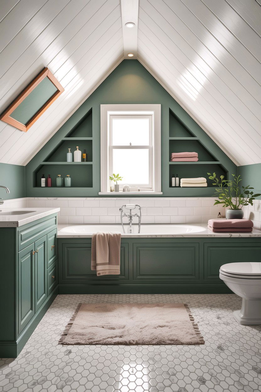 Attic bathroom - 30 amazing bathroom ideas