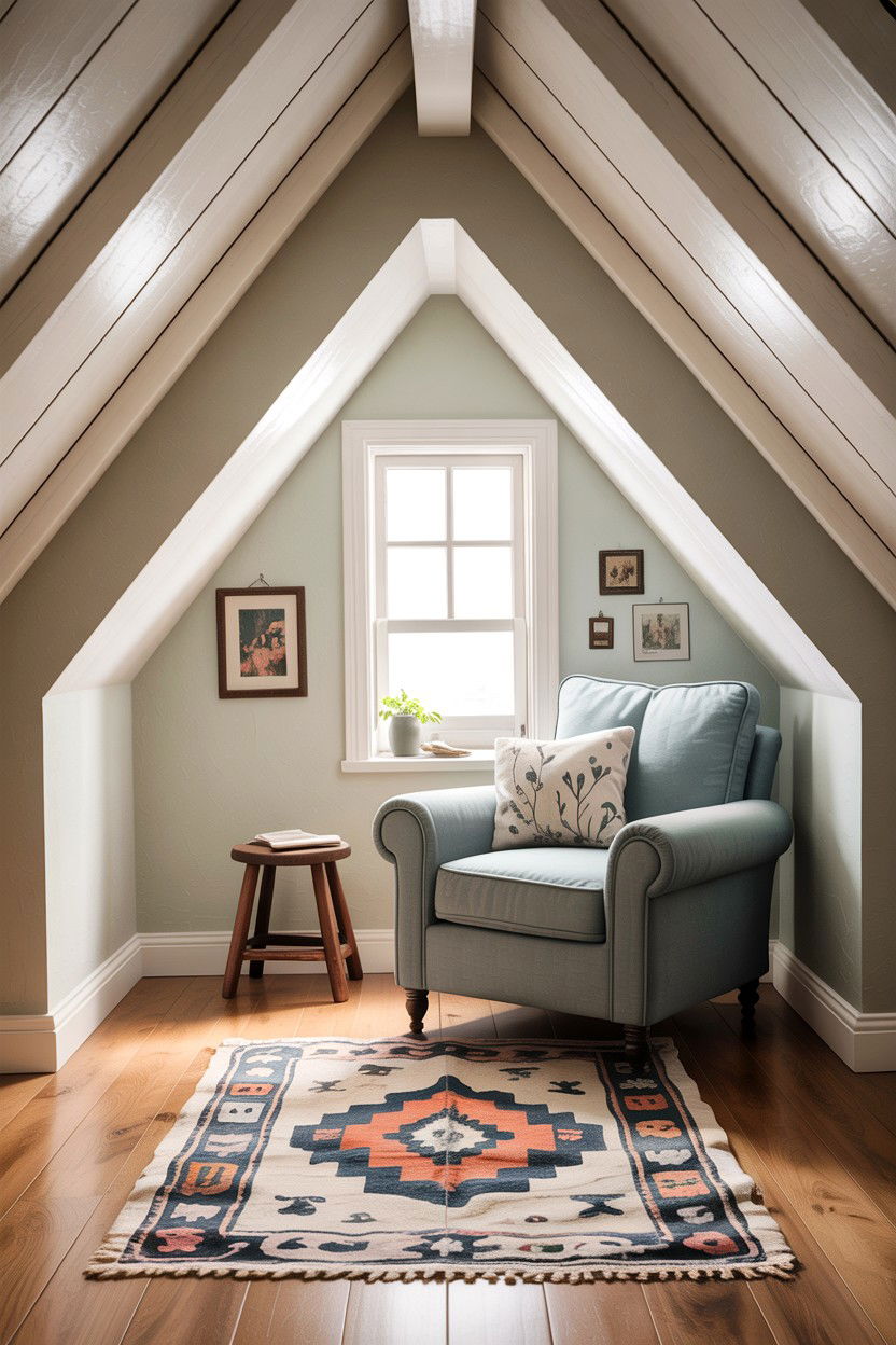 Attic bedroom cozy corner - 30 bedroom with sitting area ideas