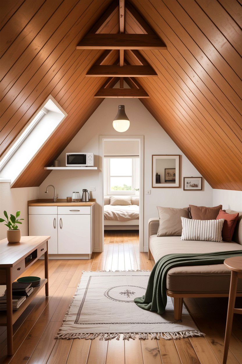 Attic studio apartment - 30 attic bedroom ideas