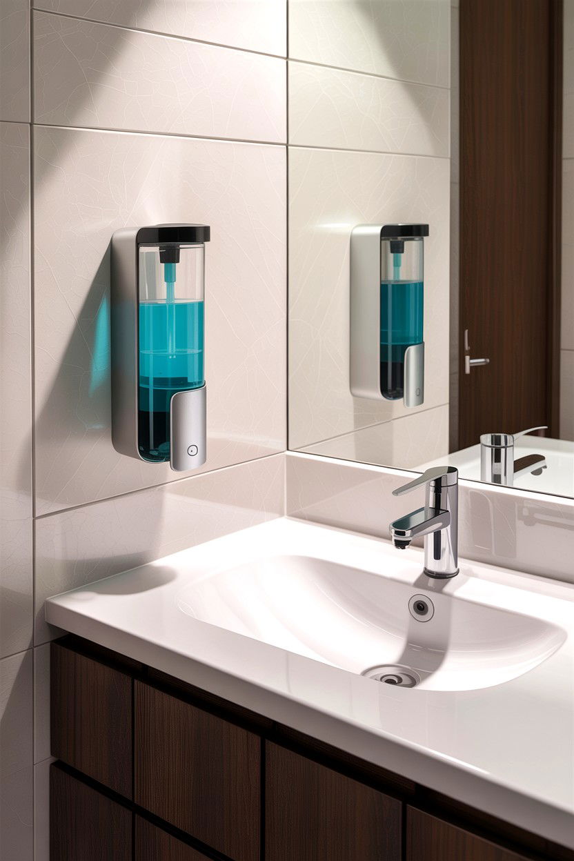 Automatic Soap Refill - 30 bathroom automation ideas