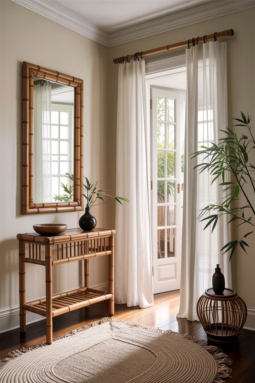 Bamboo Accents And Light Fabrics - 30 British colonial bedroom ideas