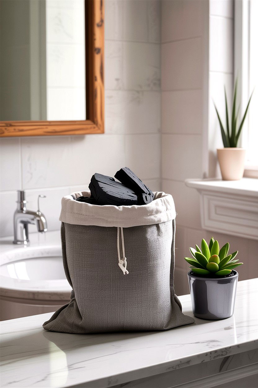 Bamboo Charcoal Odor Absorber - 30 bathroom aromatherapy ideas
