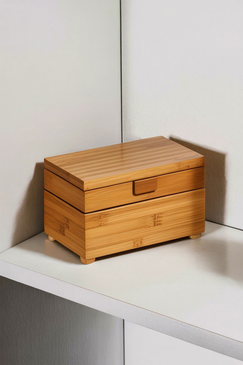 Bamboo Jewelry Box - 30 bedroom jewelry boxes