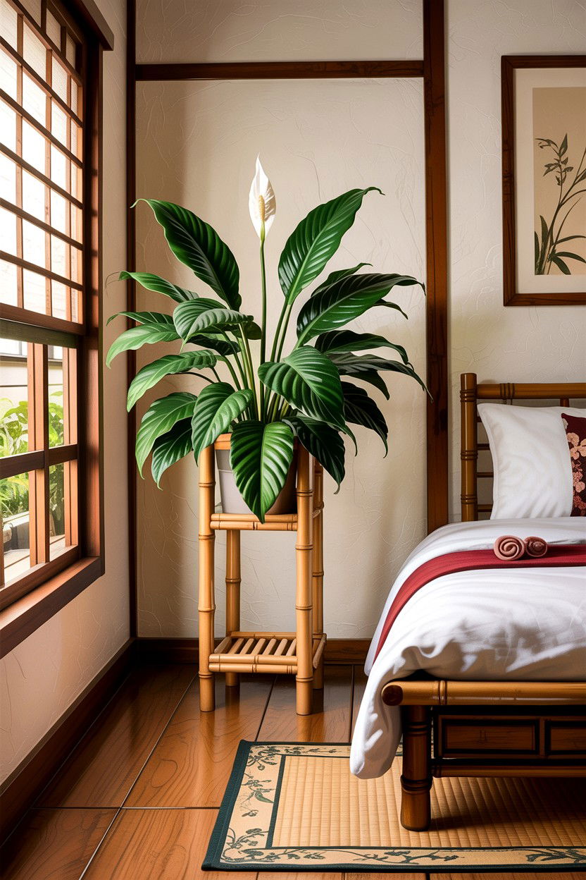 Bamboo Plant Stand - 30 bedroom plant stands