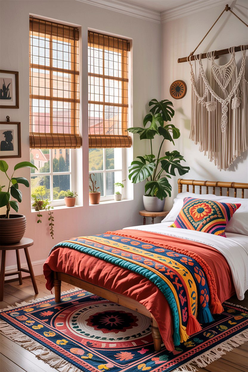 Bamboo Roller Blinds - 30 bedroom roller blinds