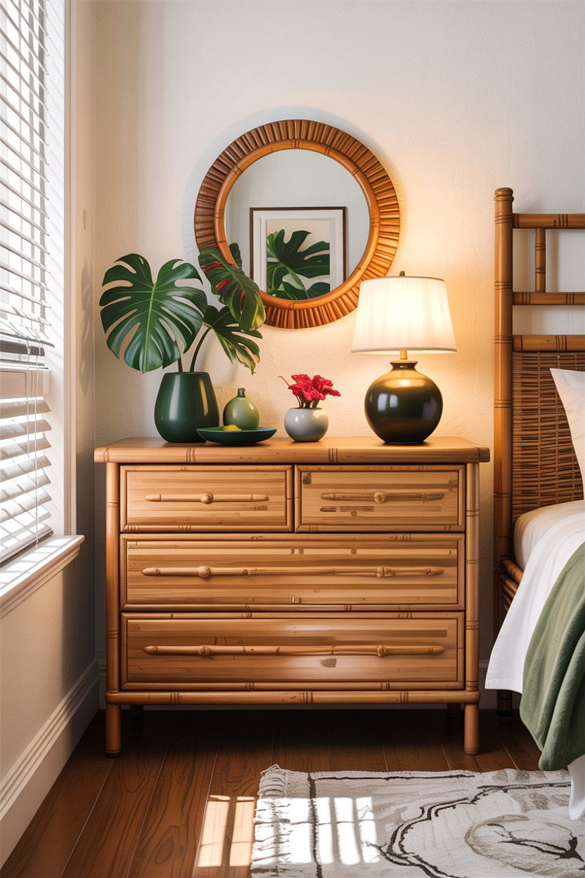 Bamboo wood dresser - 30 bedroom wood dressers