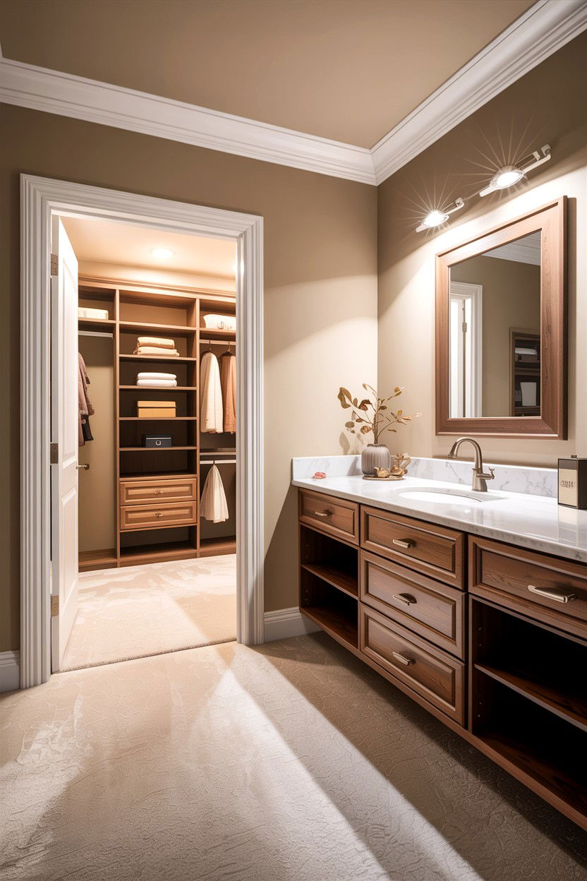 Basement bedroom with walk in closet - 30 basement bedroom ideas