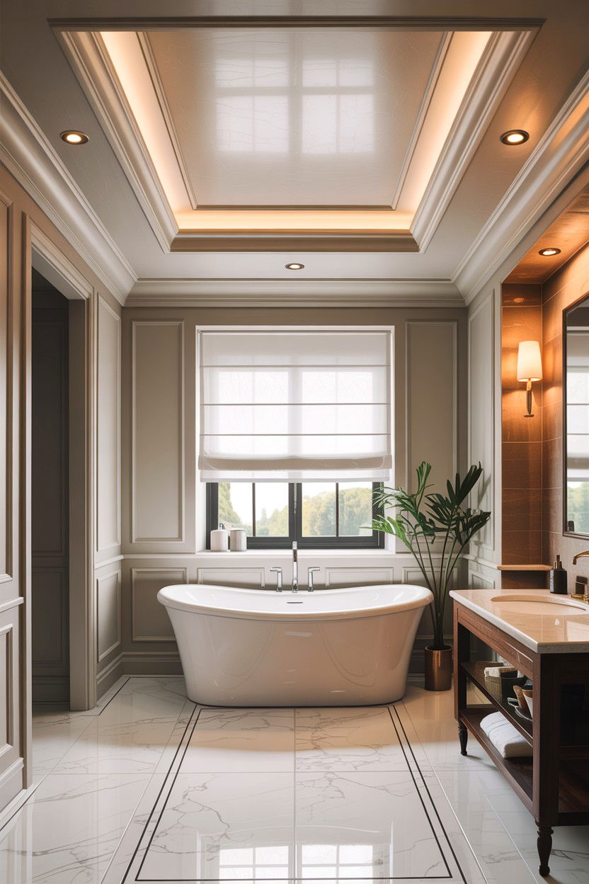 Bathroom Tray Ceiling - 30 bathroom ceiling statement ideas