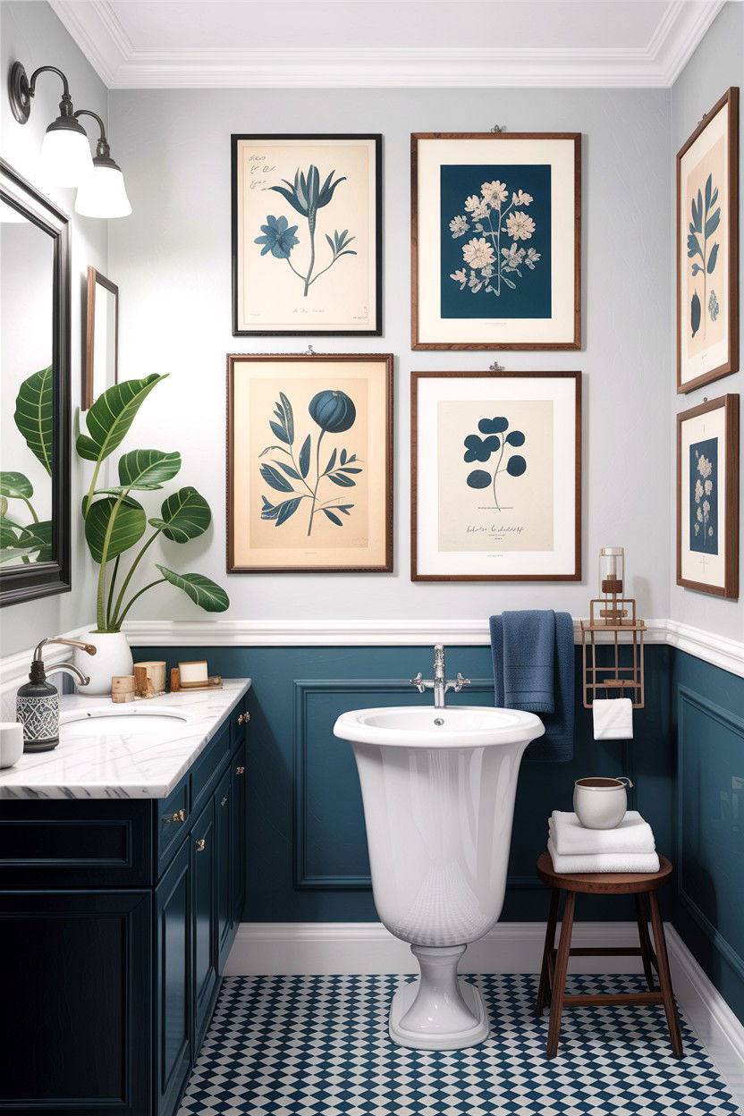 Bathroom Wall Art - 30 bathroom conversation starter ideas