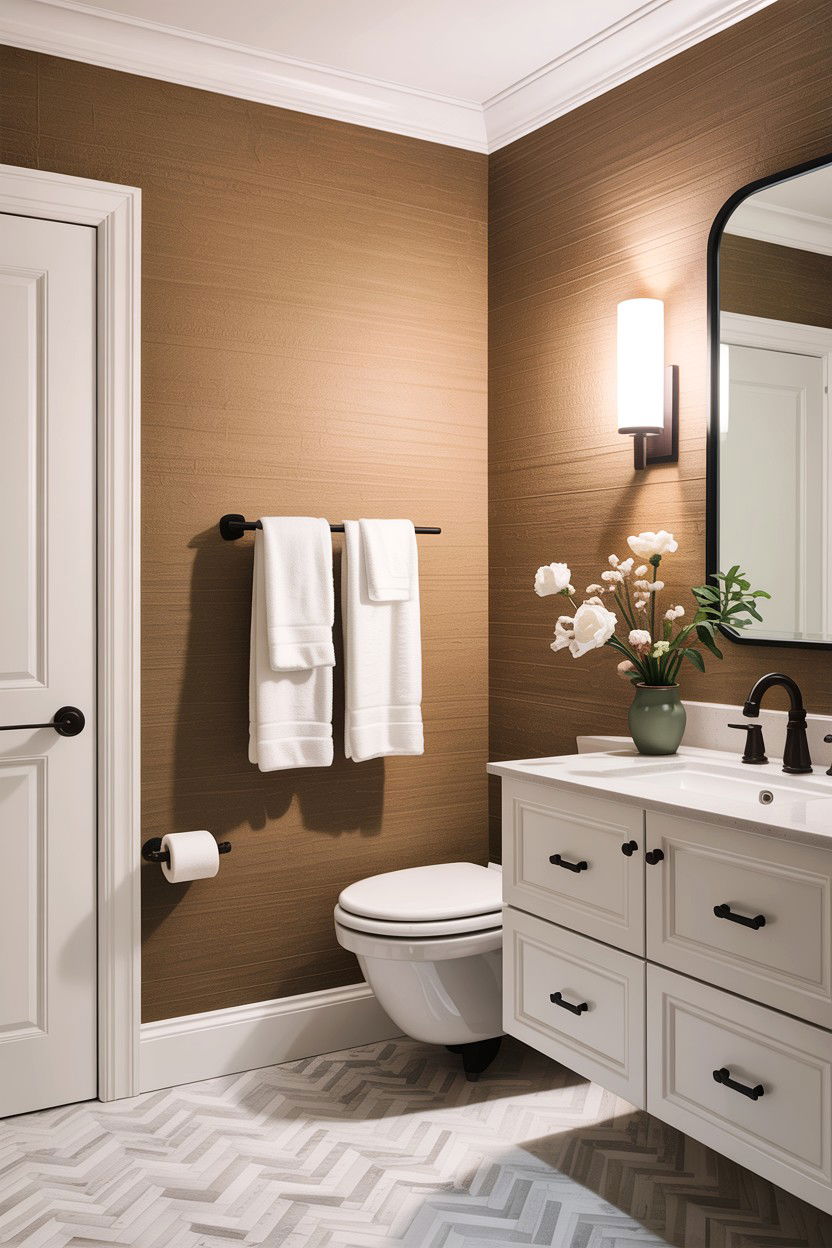 Bathroom Wallpaper - 30 contemporary bathroom ideas