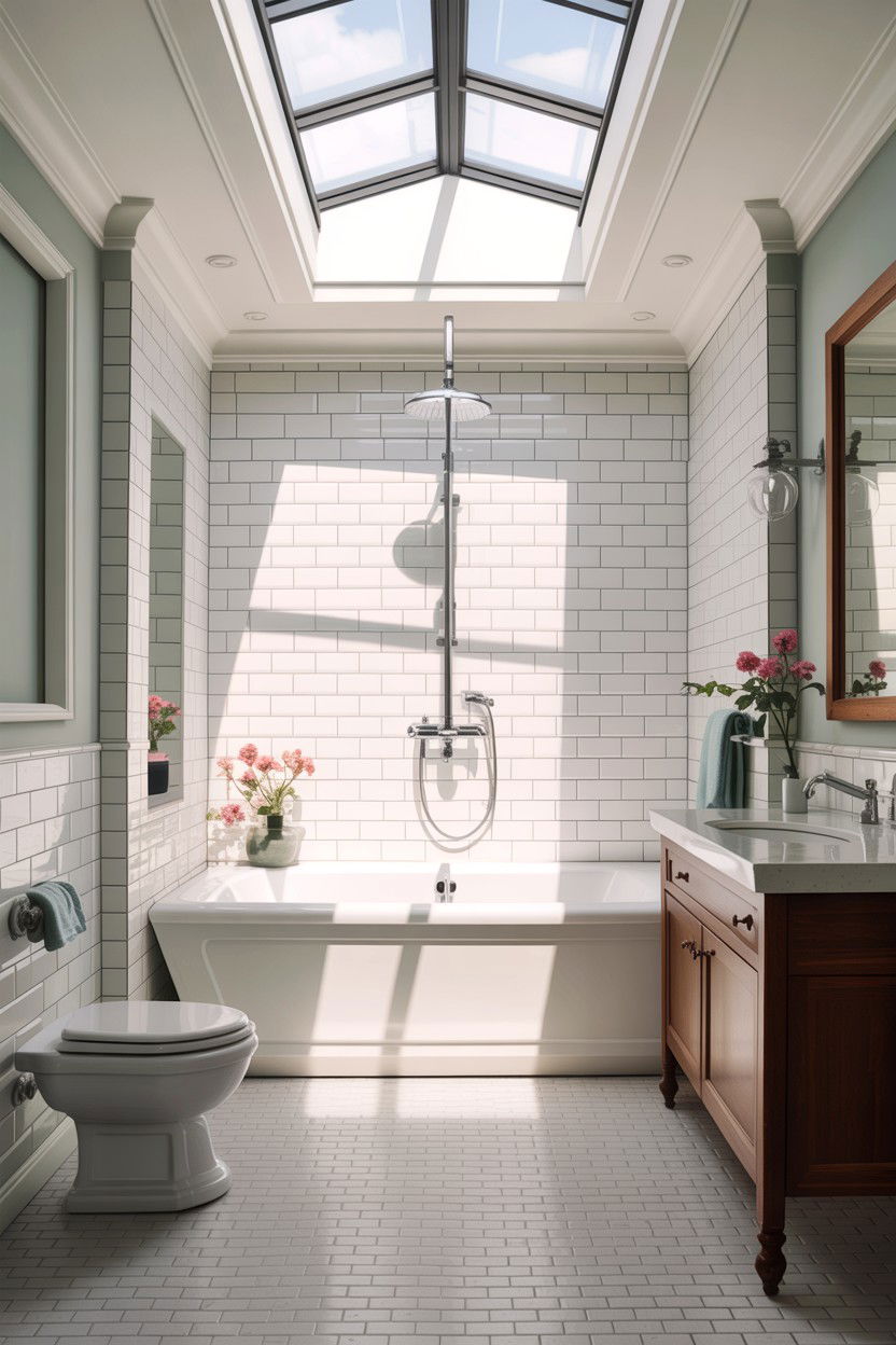 Bathroom With Skylight - 30 Italian bathroom ideas