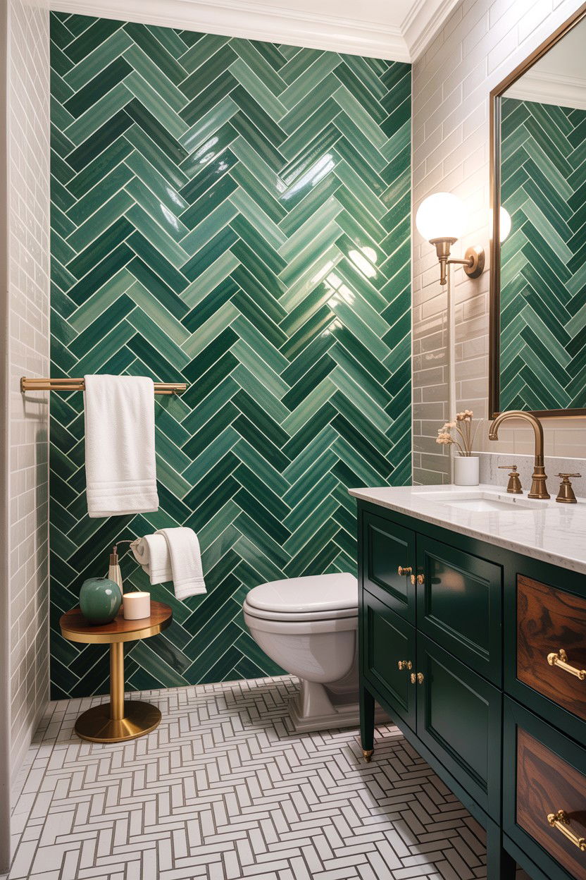 Bathroom tile pattern - 30 bathroom design rules