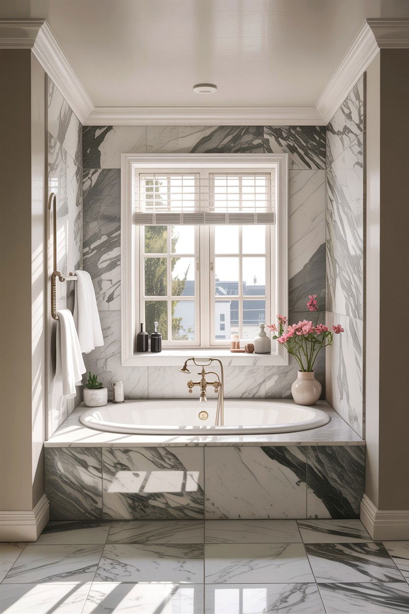Bathtub alcove surround - 30 bathroom alcove ideas