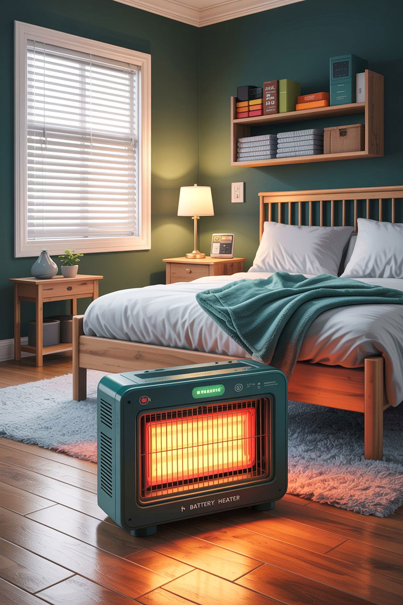 Battery Operated Heater - 30 bedroom heaters