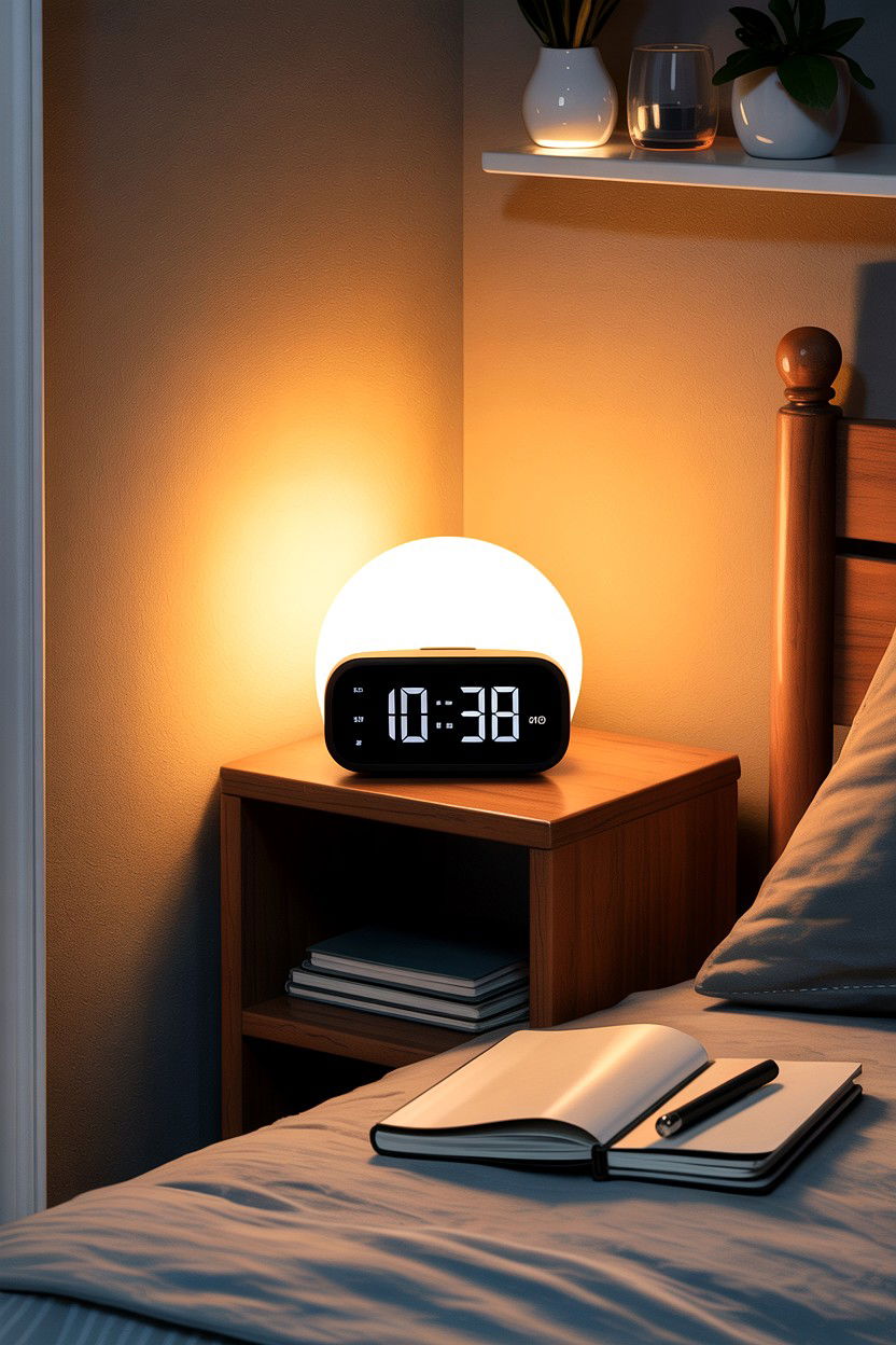 Battery Operated Sunrise Alarm Clock - 30 bedroom sunrise alarm clocks