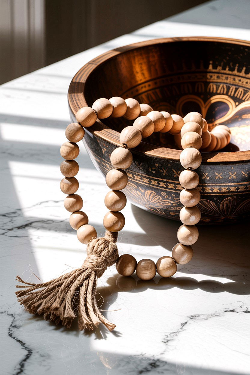 Bead Garland - 30 living room decorative objects