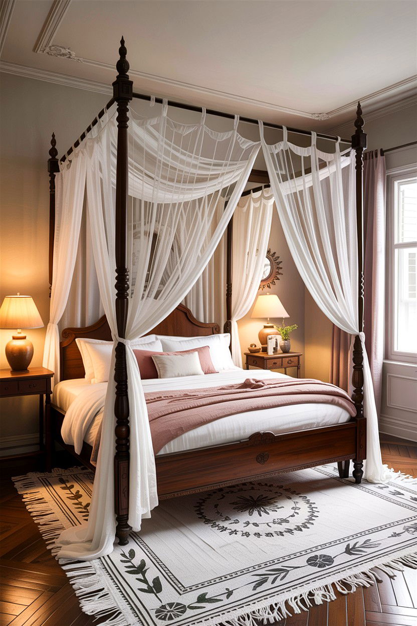 Bed Canopy - 30 bedroom temperature control ideas