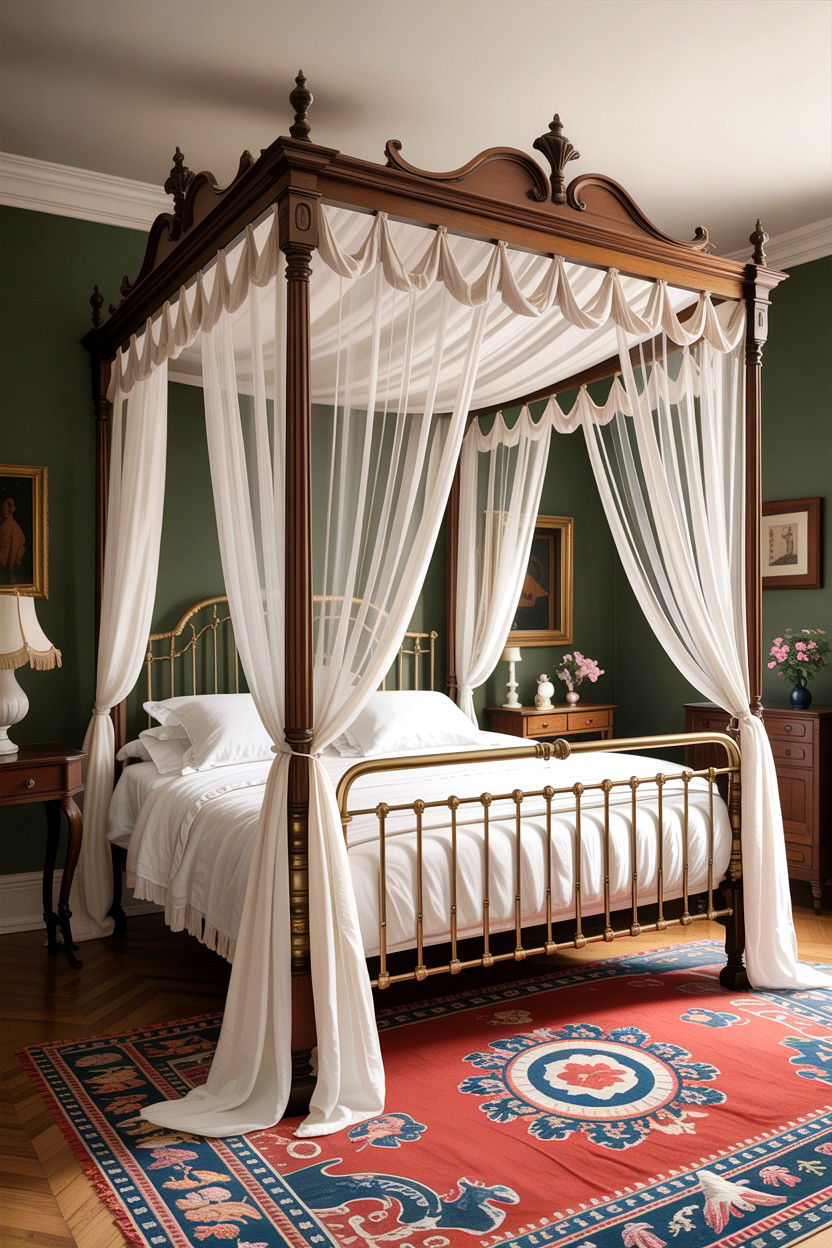 Bed Canopy - 30 Edwardian bedroom ideas