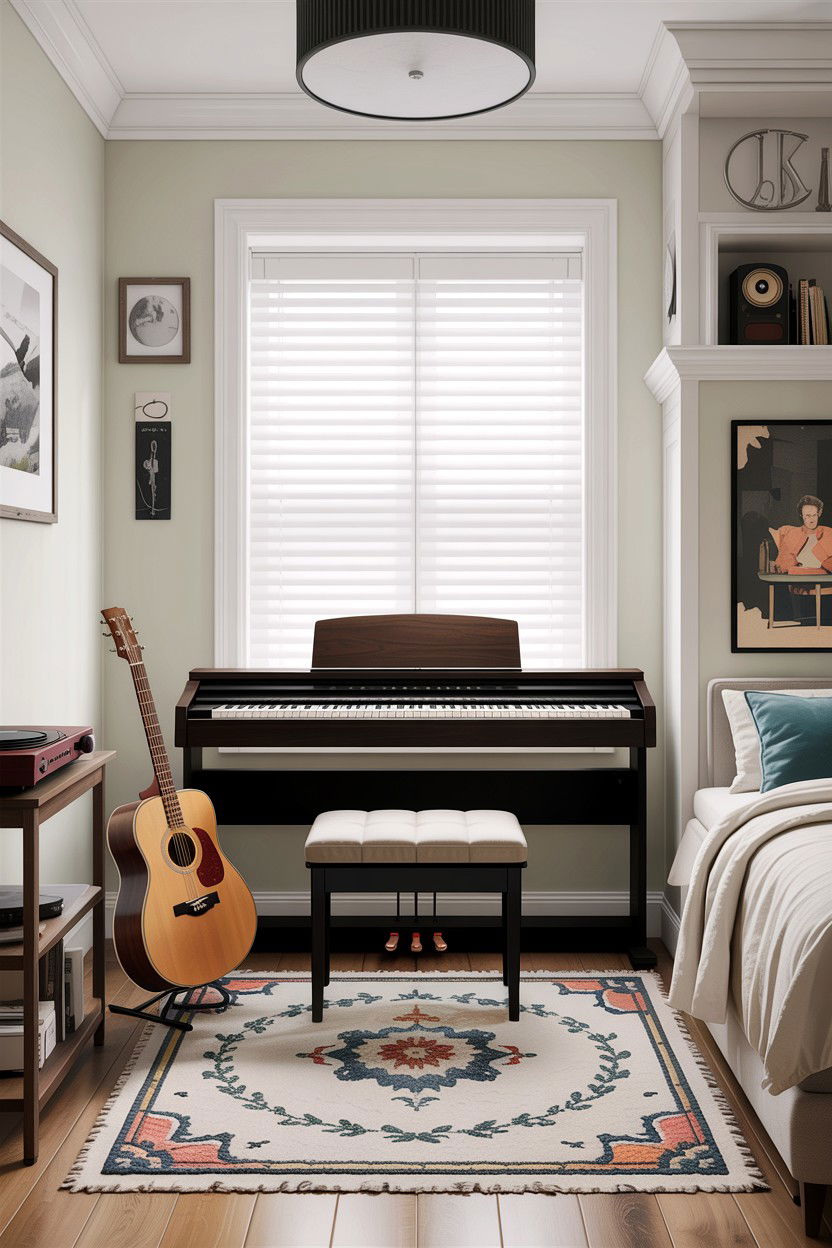 Bedroom Music Nook - 30 bedroom nook ideas