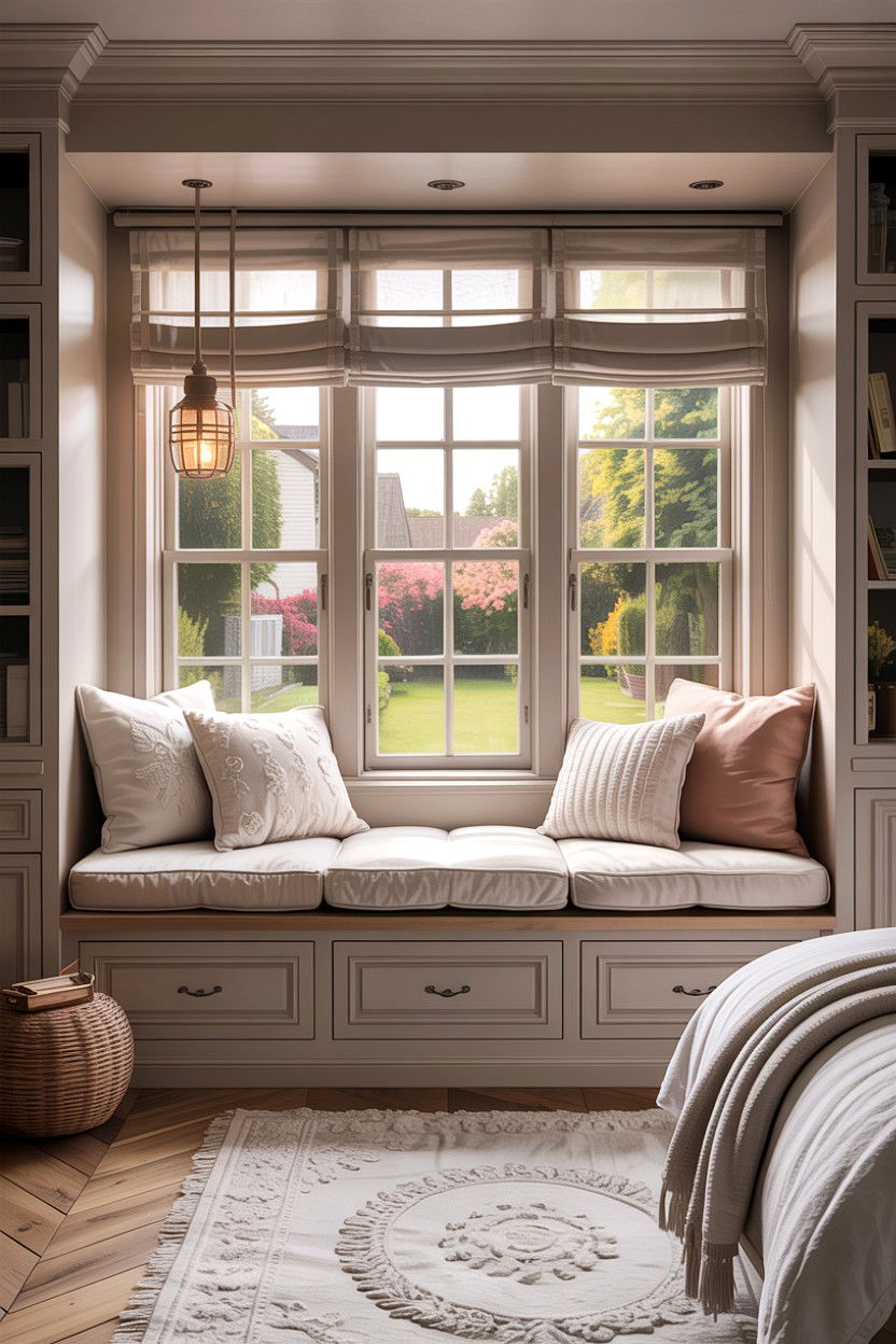 Bedroom Window Seat - 30 bespoke bedroom ideas