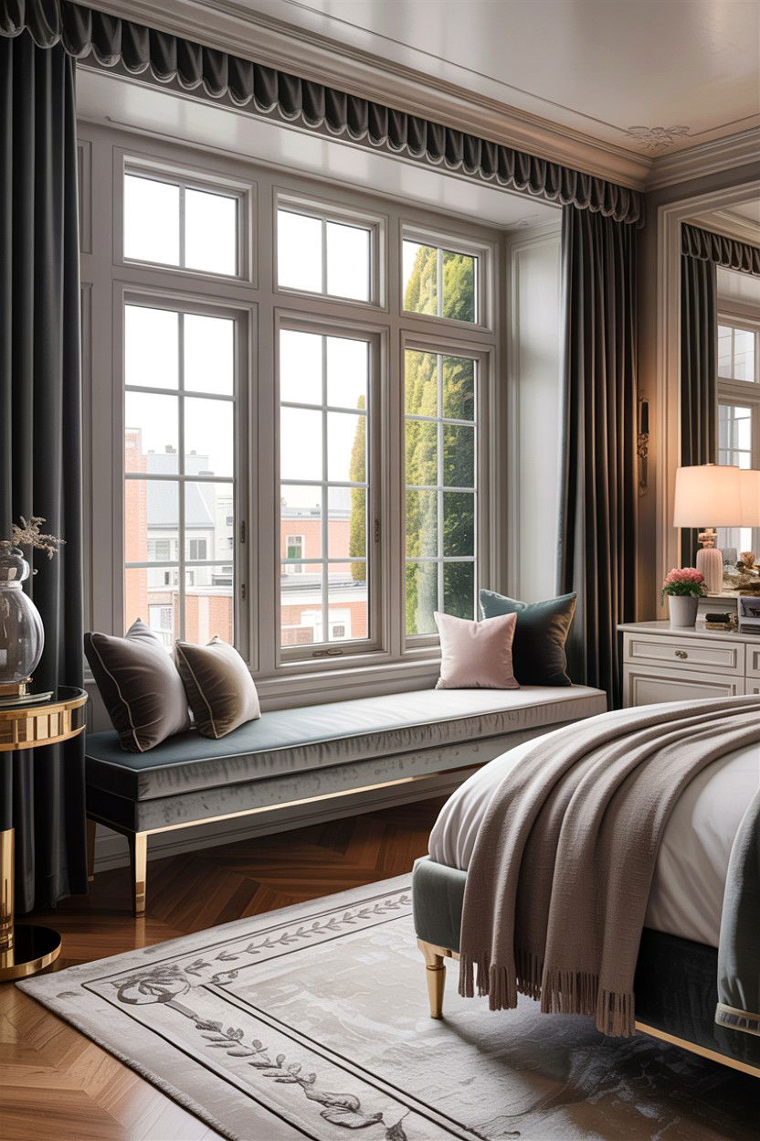 Bedroom Window With Bench - 30 bedroom picture windows