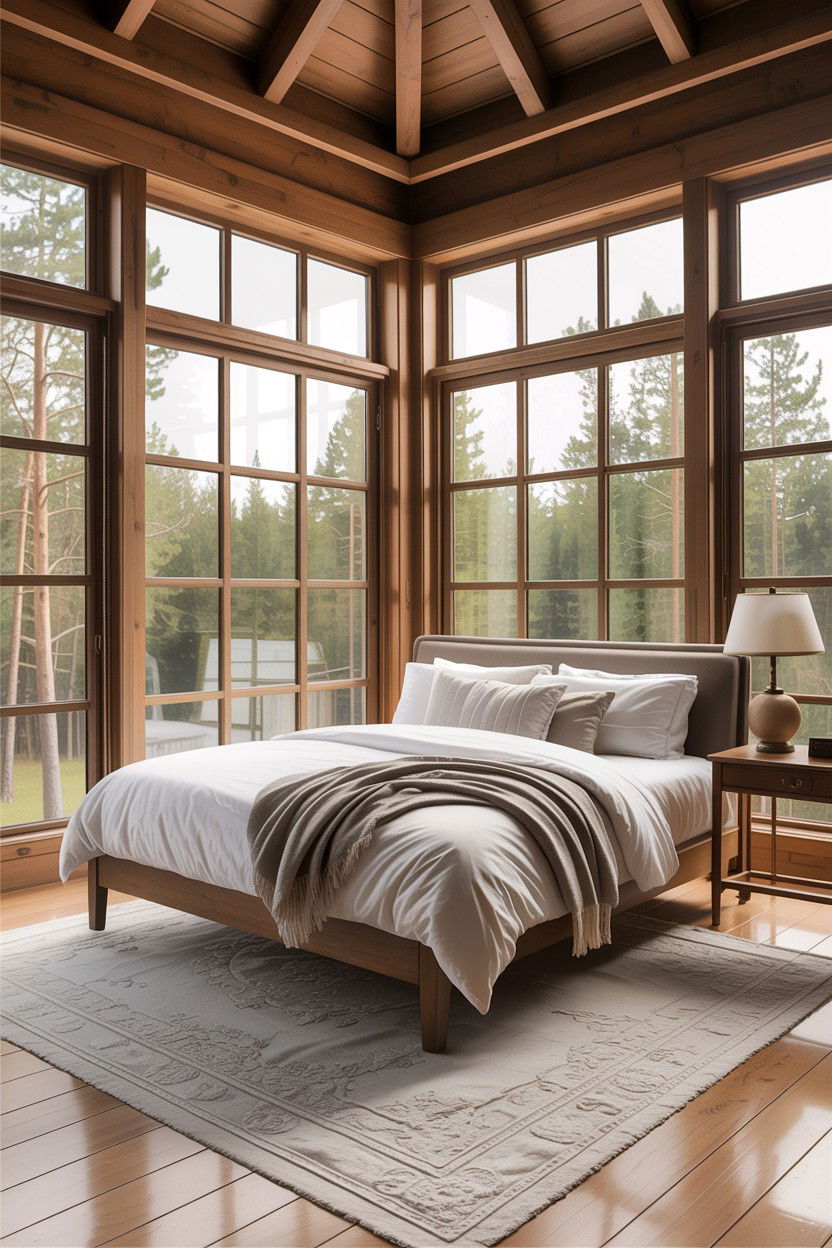 Bedroom With Large Windows - 30 Scandinavian minimalist bedroom ideas