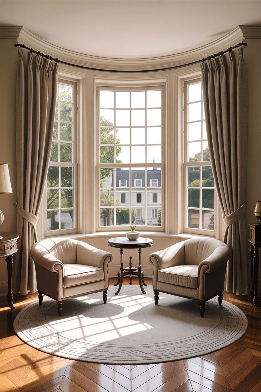 Bedroom bay window lounge - 30 bedroom with sitting area ideas