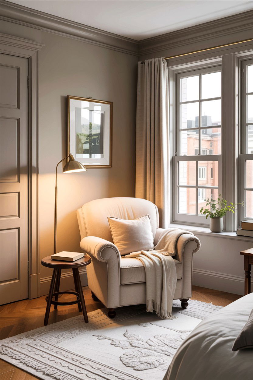 Bedroom reading nook - 30 bedroom improvement ideas