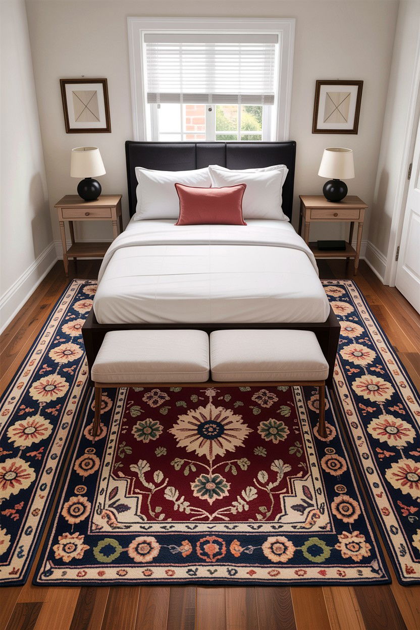 Bedside Runner Rug - 30 bedroom oriental rugs