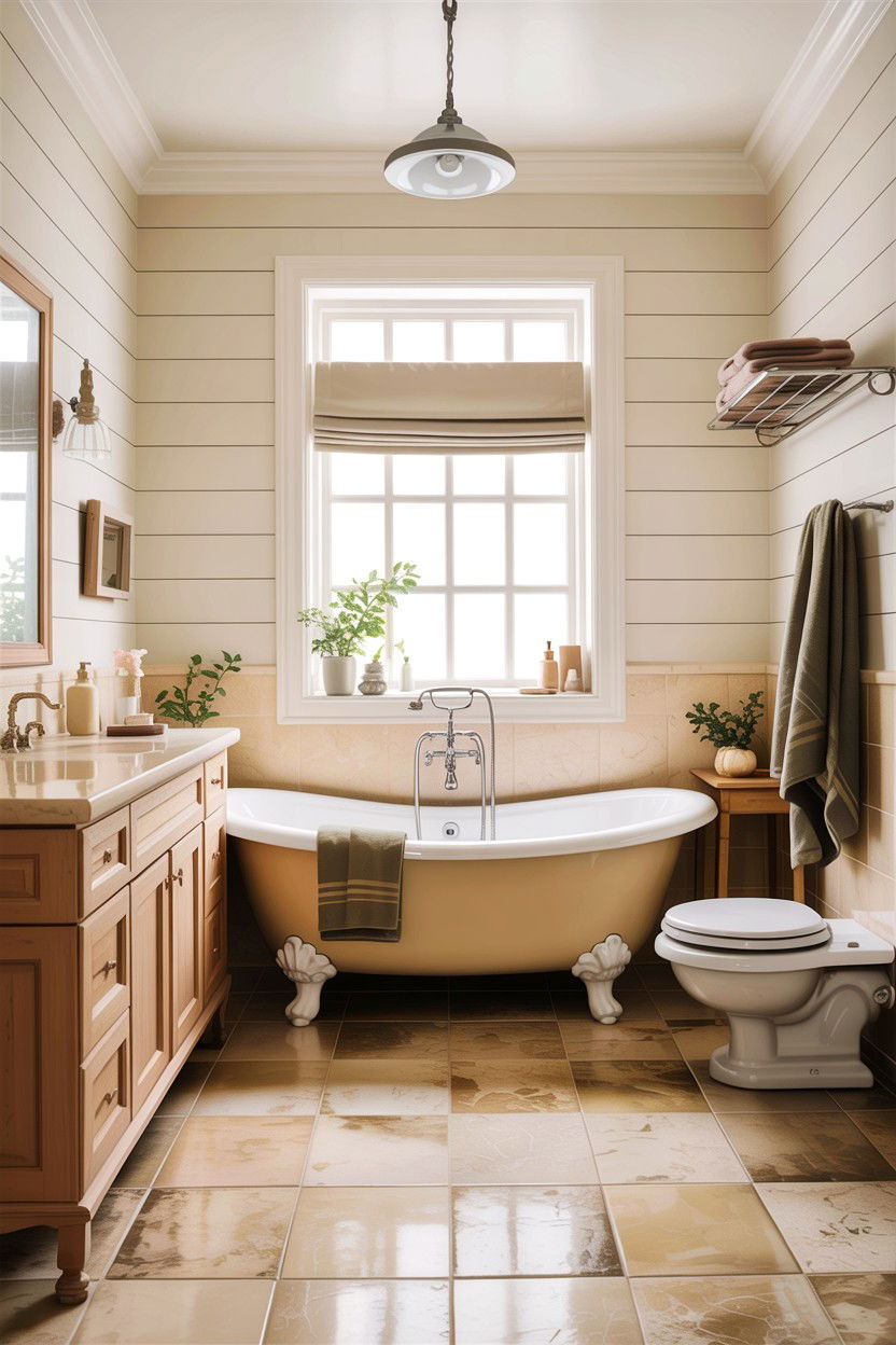 Beige And White Bathroom - 30 warm beige bathroom ideas