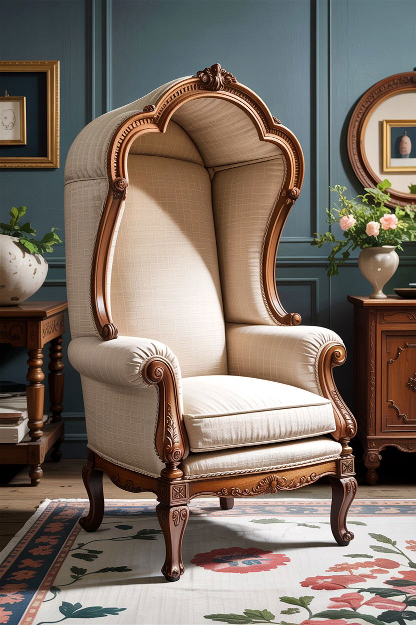 Bergere chair - 30 living room Georgian furniture ideas