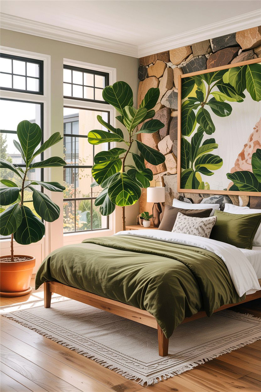 Biophilic bedroom - 30 bedroom improvement ideas