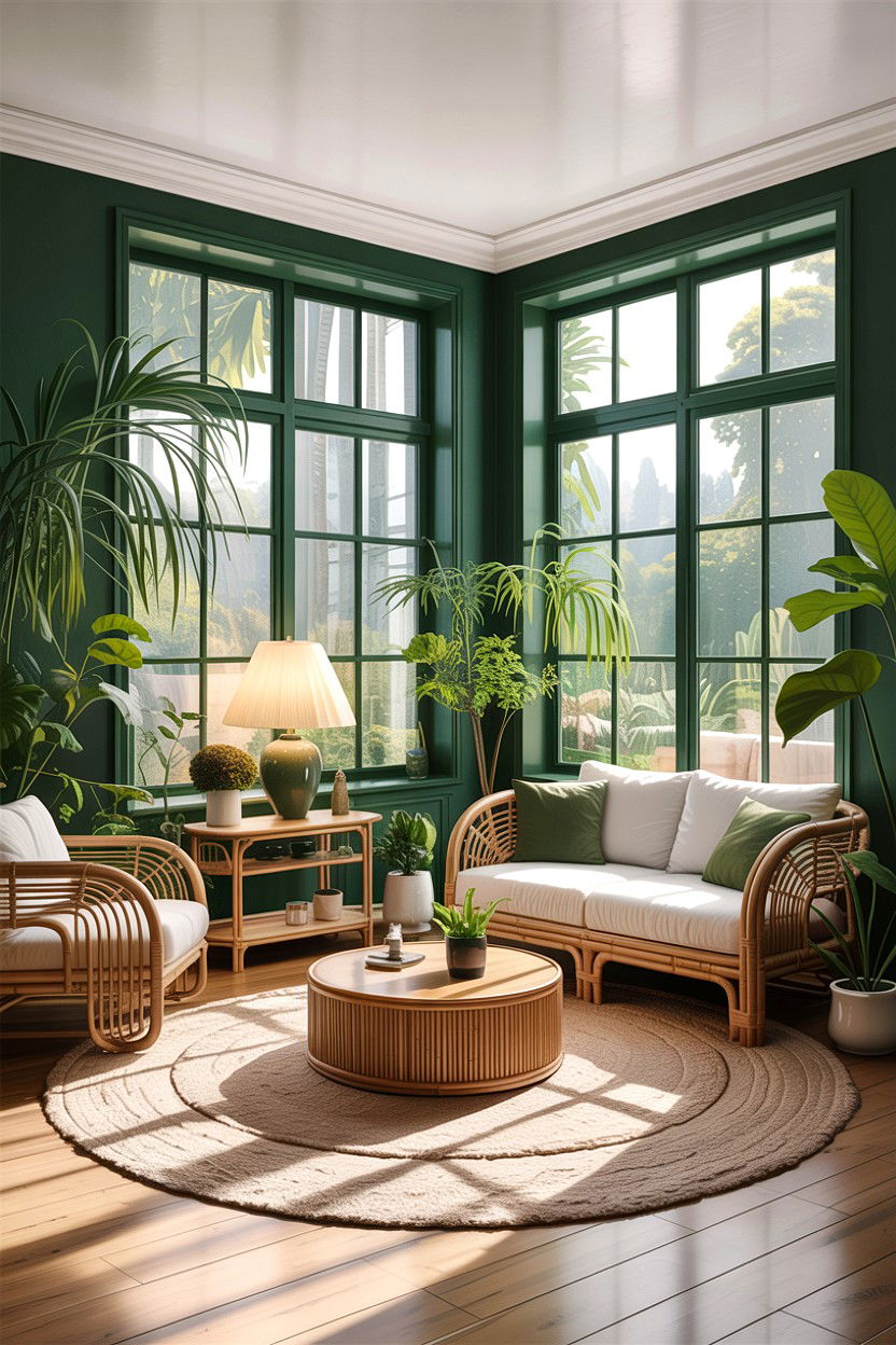 Biophilic living room - 30 forest living room ideas