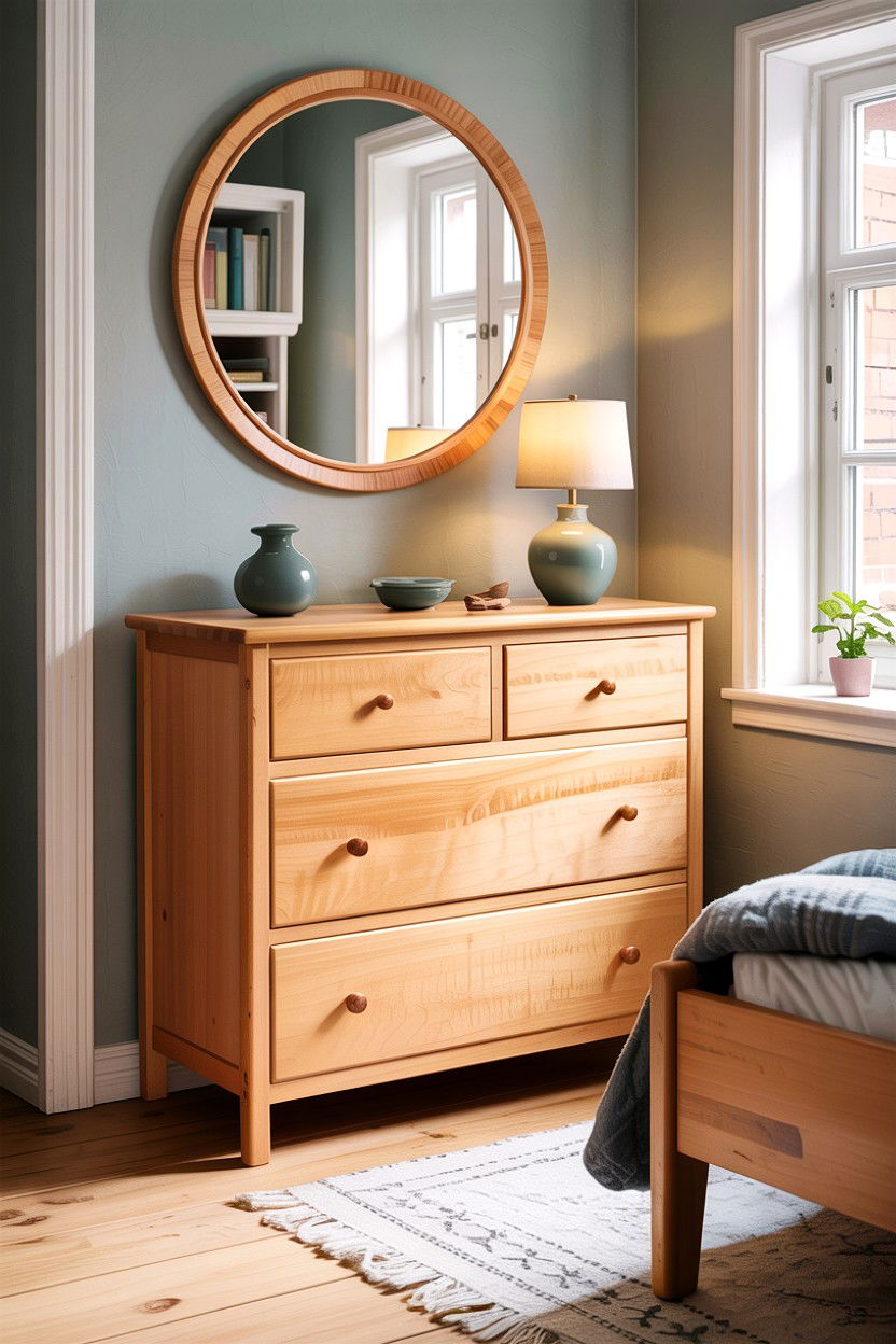 Birch wood bedroom dresser - 30 bedroom wood dressers