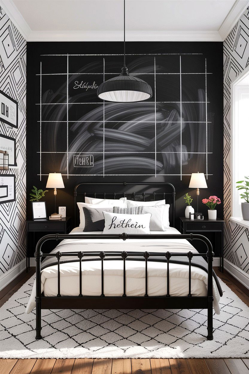 Black And White Bedroom - 30 boys bedroom ideas